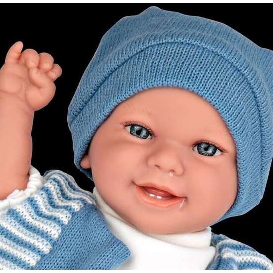 MUÑECA ELEGANCE 35 CM BABYTO AZUL C/MECANISMO RISA TRY ME image 4