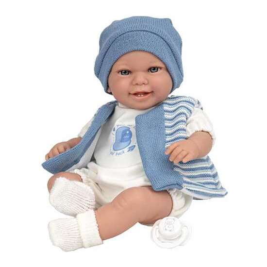 MUÑECA ELEGANCE 35 CM BABYTO AZUL C/MECANISMO RISA TRY ME image 5