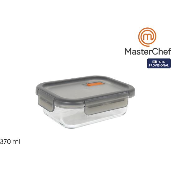 FIAMBRERA HERMETICA RECTANGULAR 370ML MASTERCHEF image 0