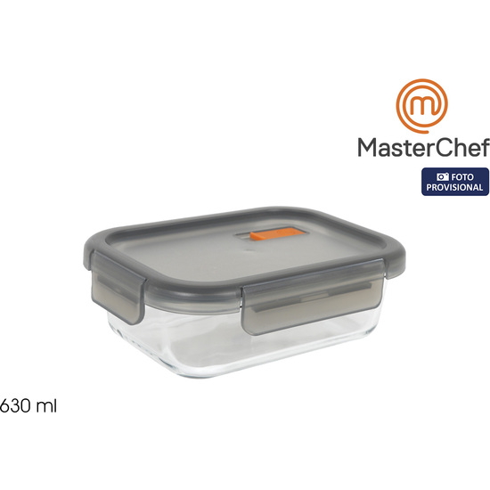FIAMBRERA HERMETICA RECTANGULAR 630ML MASTERCHEF image 0
