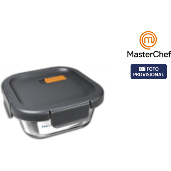 FIAMBRERA HERMETICA CUADRADA 800ML MASTERCHEF image 1