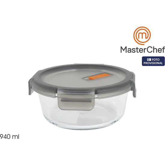 FIAMBRERA HERMETICA REDONDA 970ML MASTERCHEF image 0