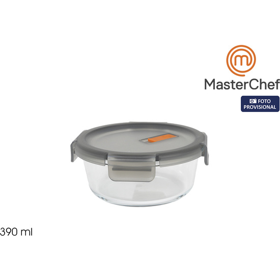 FIAMBRERA HERMETICA REDONDA 390ML MASTERCHEF image 0