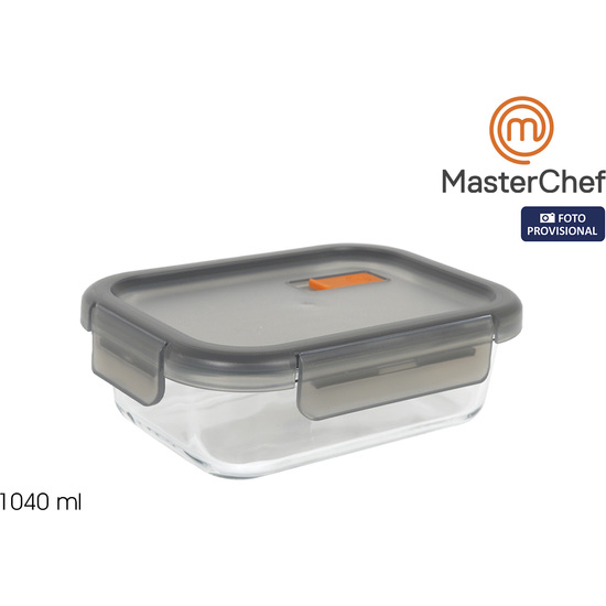 FIAMBRERA HERMETICA RECTANGULAR 1040ML MASTERCHEF image 0