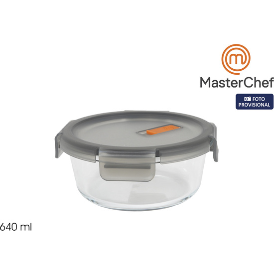 FIAMBRERA HERMETICA REDONDA 640ML MASTERCHEF image 0