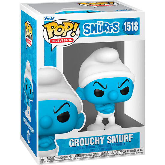 FIGURA POP THE SMURFS GROUCHY SMURF image 0