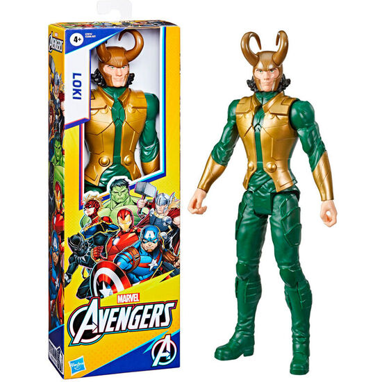 FIGURA LOKI DELUXE TITAN HERO VENGADORES AVENGERS MARVEL 30CM image 0