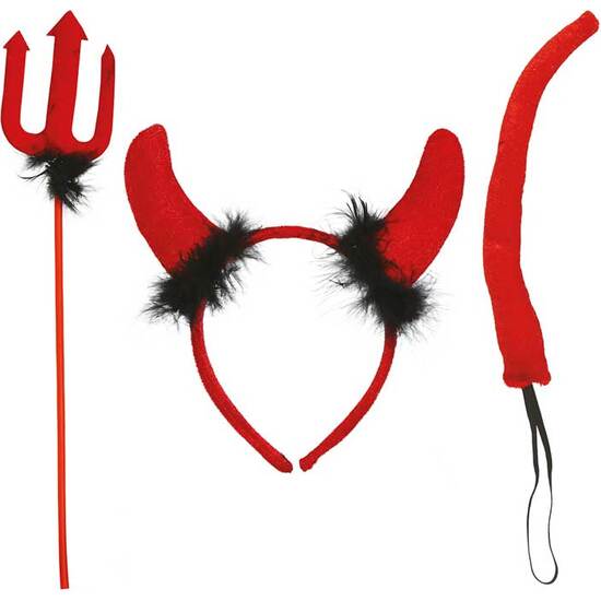 CONJUNTO DIABLESA: DIADEMA,TRIDENTE image 0