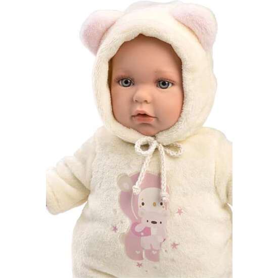 MUÑECA BABY JULIA OSITO ROSA SIN MECANISMO 42CM image 1