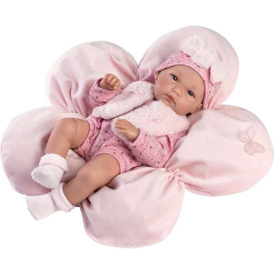 MUÑECA BIMBA 35 CM CON COJIN ROSA SIN MECANISMO 35CM image 0