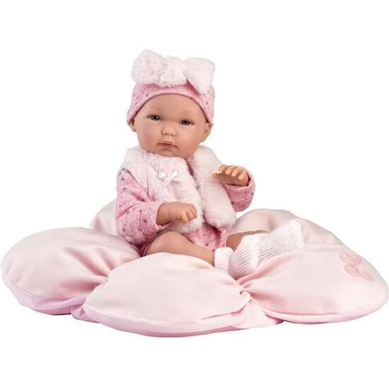 MUÑECA BIMBA 35 CM CON COJIN ROSA SIN MECANISMO 35CM image 2
