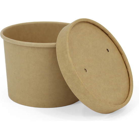 SET-5 TARRINA KRAFT C/TAPA 270ML ALGON image 0