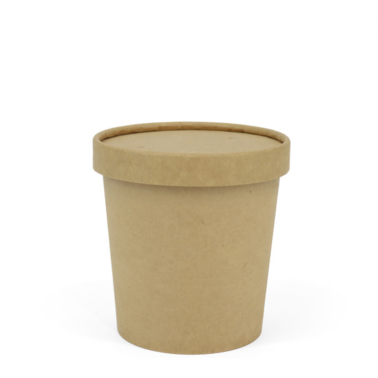 SET-4 TARRINA KRAFT C/TAPA 800ML ALGON image 0