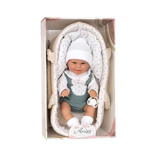 MUÑECA ELEGANCE 33 CM BABYTO VERDE C/CAPAZO (CUERPO VINYL, SEXO NIÑO) image 0