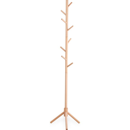 PERCHERO MADERA HAYA 175CM NATURAL CONFORTIME image 0