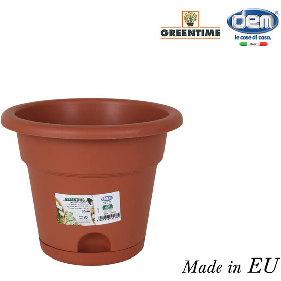 FLOWER POT W/RESERVOIR 20CM  image 0