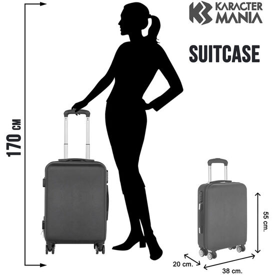 MALETA TROLLEY ABS UNIFORM MIERCOLES 55CM image 1