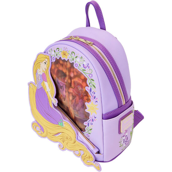 MOCHILA LENTICULAR RAPUNZEL DISNEY LOUNGEFLY 26CM image 3