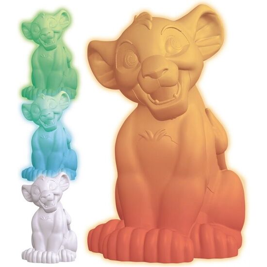 LAMPARA 3D SIMBA EL REY LEON DISNEY image 1