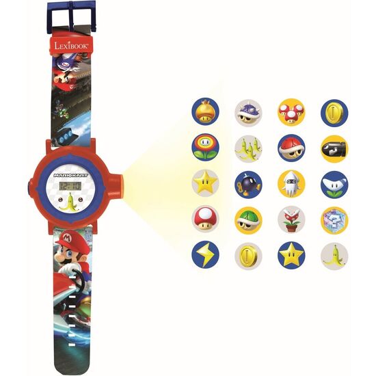 RELOJ PROYECTOR DIGITAL SUPER MARIO BROSS image 0