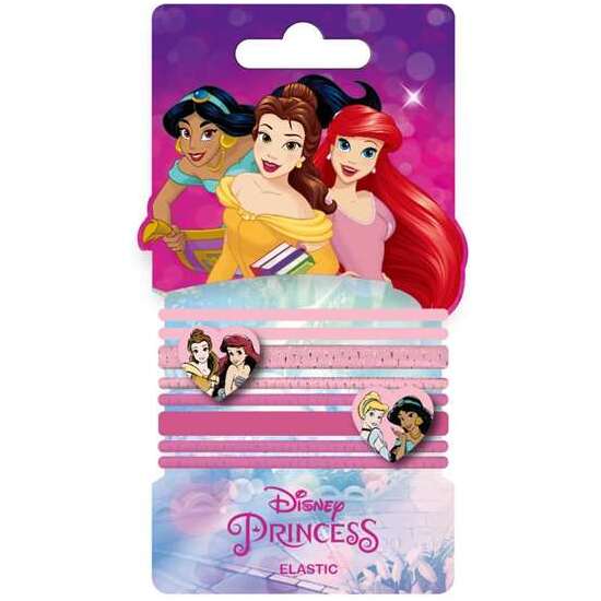ACCESORIOS PELO ELÁSTICOS 8 PIEZAS PRINCESS
 image 0