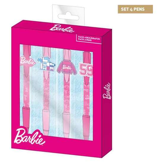BOLÍGRAFO PACK X4 BARBIE
 image 0