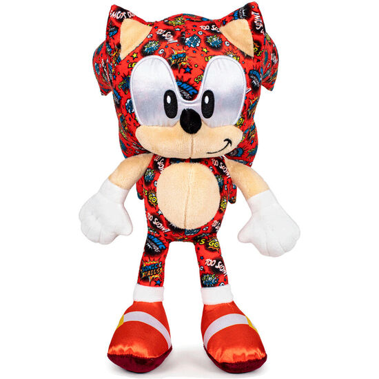 PELUCHE SONIC RED COMIC SONIC THE HEDGEHOG 30CM image 0