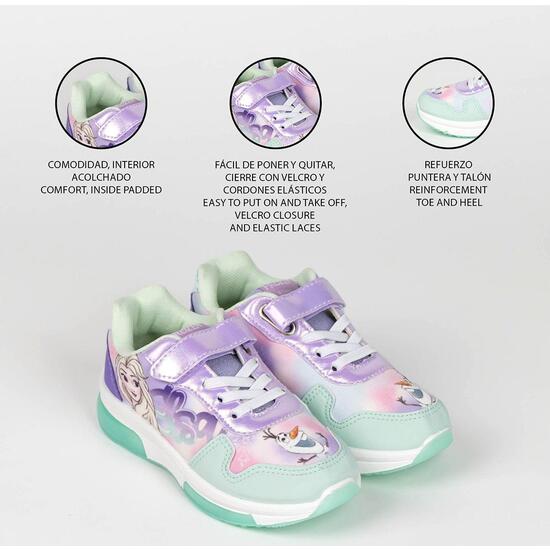 DEPORTIVA SUELA PVC CON LUCES FROZEN image 4