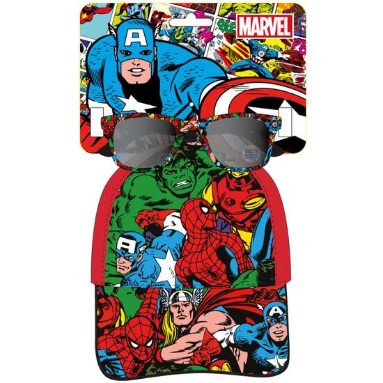 GORRA SET GAFAS DE SOL AVENGERS image 0