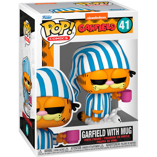 FIGURA POP GARFIELD - GARFIELD WITH MUG image 0