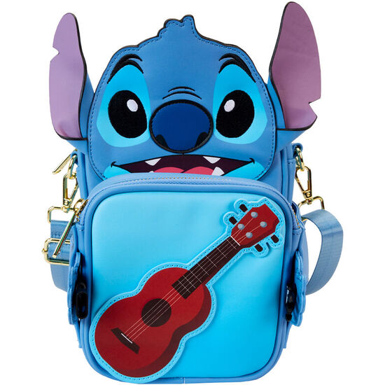 BOLSO BANDOLERA + MONEDERO CAMPING CUTIES STITCH DISNEY LOUNGEFLY image 0