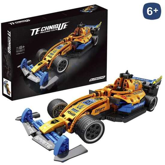 JUEGO DE CONSTRUCCIÓN MAQUETA BLOQUES XL COCHE F1 32 CM image 0