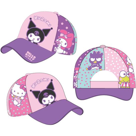 GORRA VISERA CURVA HELLO KITTY KUROMI image 0