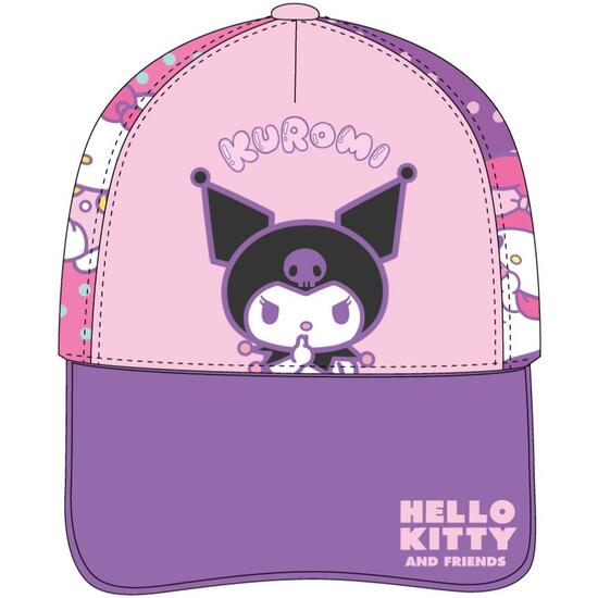 GORRA VISERA CURVA HELLO KITTY KUROMI image 1