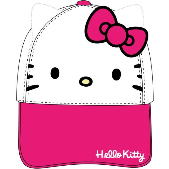 GORRA VISERA CURVA APLICACIONES HELLO KITTY image 0