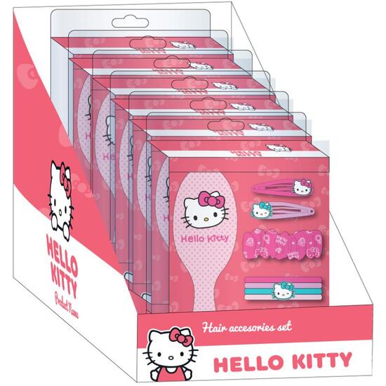 SET DE BELLEZA ACCESORIOS DISPLAY HELLO KITTY image 1