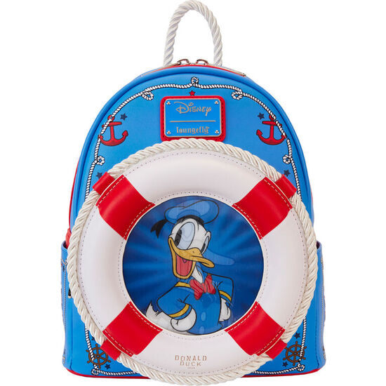 MOCHILA 90TH ANNIVERSARY PATO DONALD DISNEY LOUNGEFLY 26CM image 0