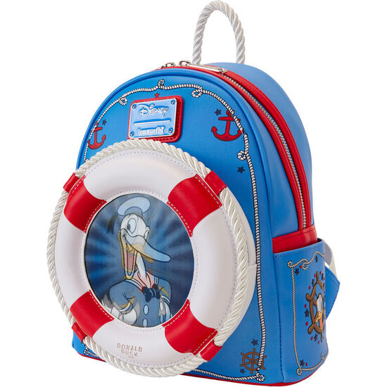 MOCHILA 90TH ANNIVERSARY PATO DONALD DISNEY LOUNGEFLY 26CM image 1