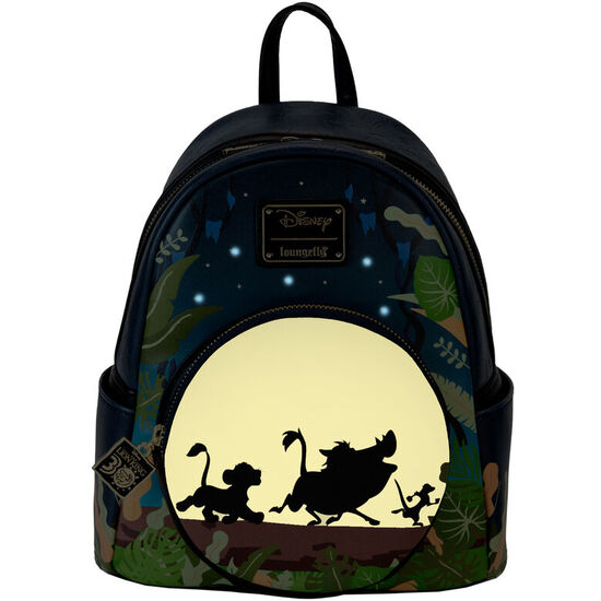MOCHILA 30TH ANNIVERSARY HAKUNA MATATA REY LEON DISNEY LOUNGEFLY 26CM image 1