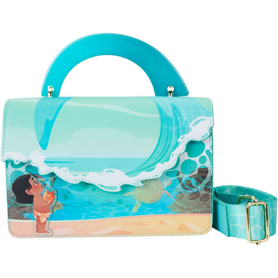 BOLSO BANDOLERA OCEAN WAVES VAIANA DISNEY LOUNGEFLY image 1