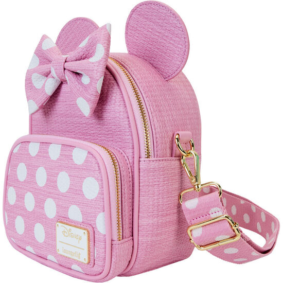 MOCHILA STRAW MINNIE DISNEY LOUNGEFLY 20CM image 1