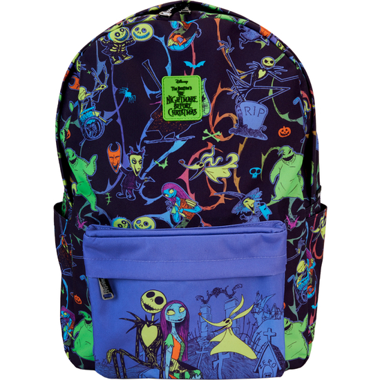 MOCHILA NYLON PESADILLA ANTES DE NAVIDAD DISNEY LOUNGEFLY 43CM image 1