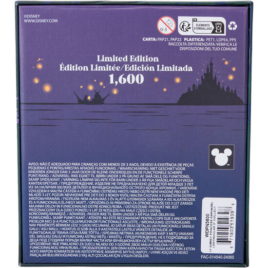 PIN LENTICULAR RAPUNZEL DISNEY LOUNGEFLY 7,5CM image 0