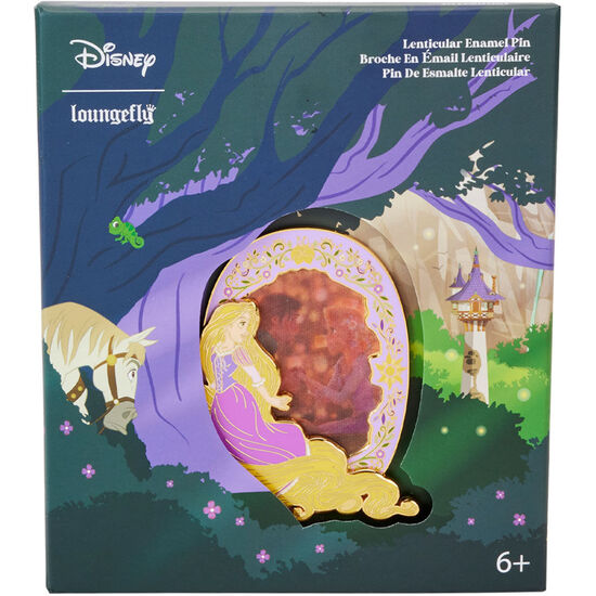 PIN LENTICULAR RAPUNZEL DISNEY LOUNGEFLY 7,5CM image 1
