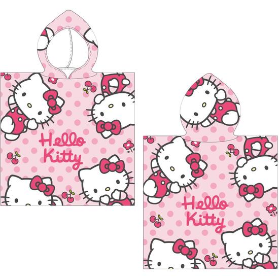PONCHO MICROFIBRA HELLO KITTY image 0