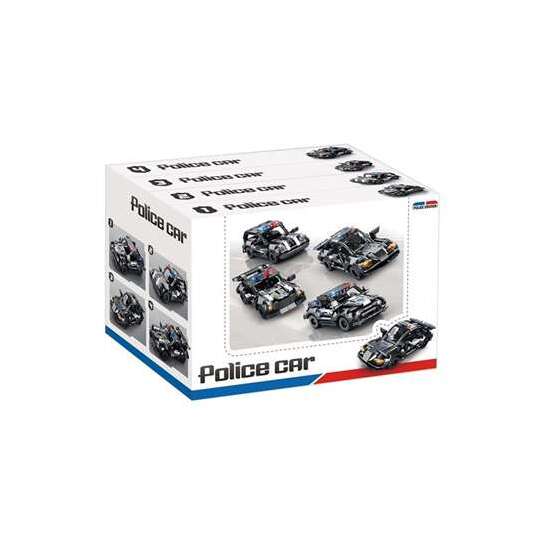 JUEGO DE CONSTRUCCIÓN EN BLOQUES COCHE DE POLICÍA - MODELOS SURTIDOS image 1