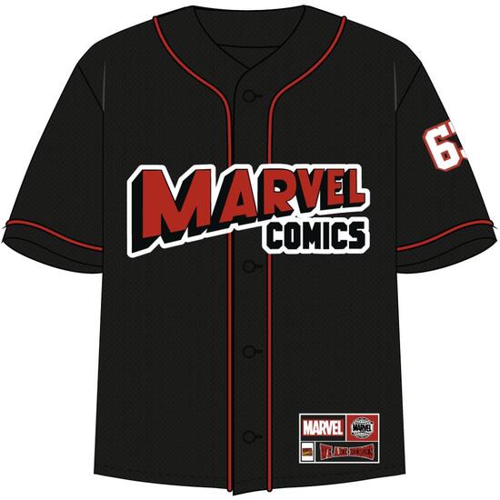 CAMISETA CORTA BASEBALL MARVEL image 0