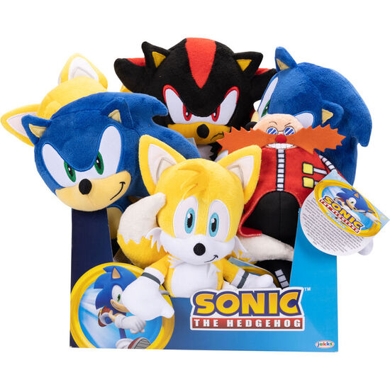 PELUCHE SERIE 10 SONIC THE HEDGEHOG 23CM SURTIDO image 0