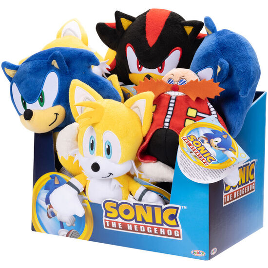 PELUCHE SERIE 10 SONIC THE HEDGEHOG 23CM SURTIDO image 1