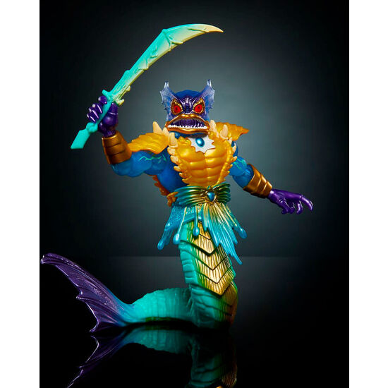 FIGURA MER-MAN TURTLES OF GRAYSKULL MASTERS OF THE UNIVERSE 14CM image 2